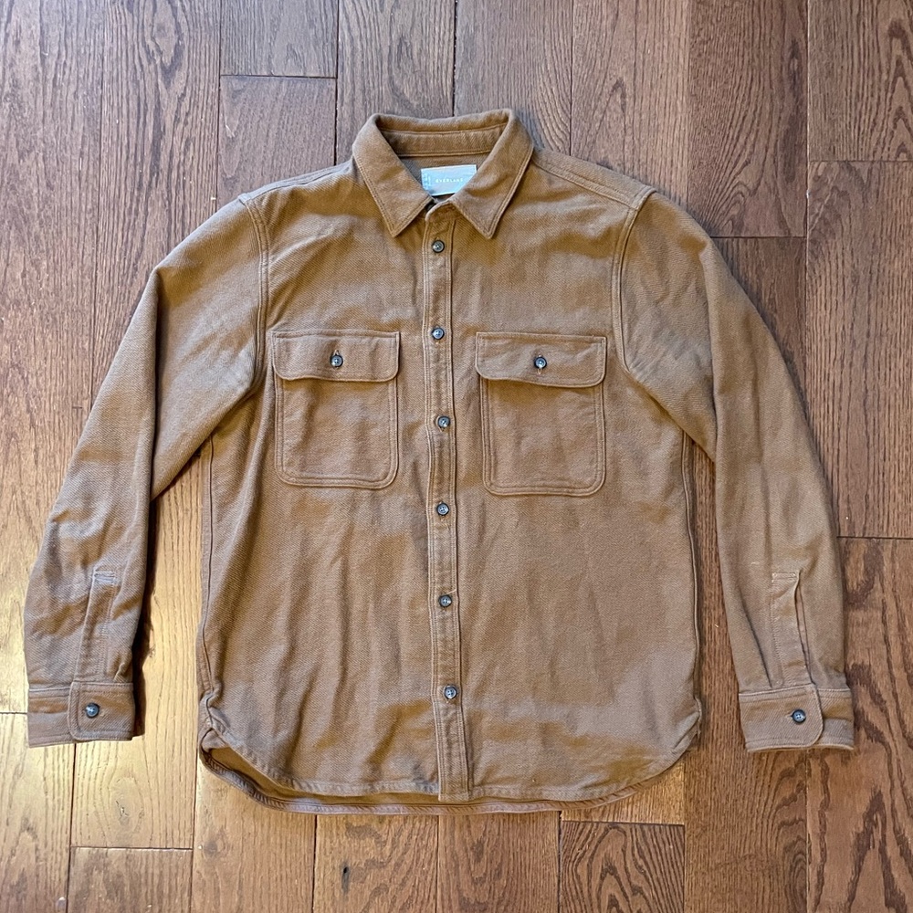 Everlane Men's Brown Shirt Jacket